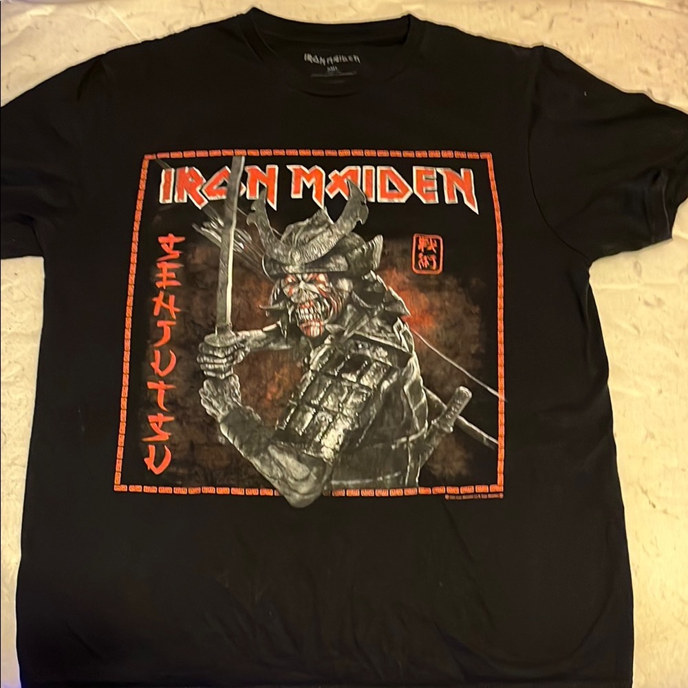 Iron Maiden Samurai concert shirt